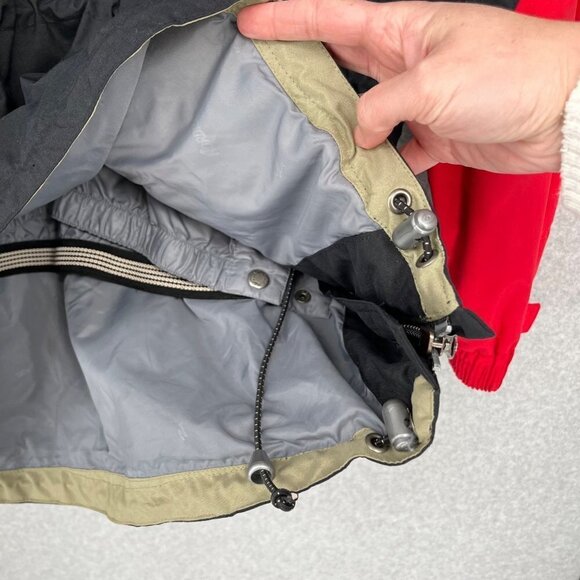 Nordica Vertech Womens Pullover Ski Parka Size 8 Black Red VTG 80s 90s Longline - Picture 4 of 16